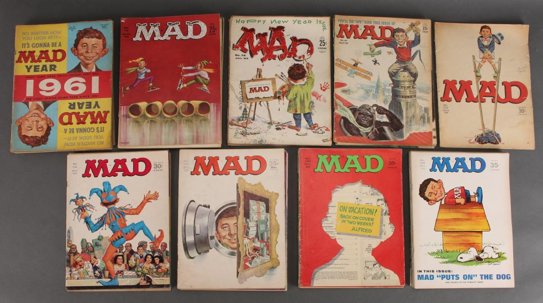 COLLECTION OF 38 MAD MAGAZINES (1 of 10)