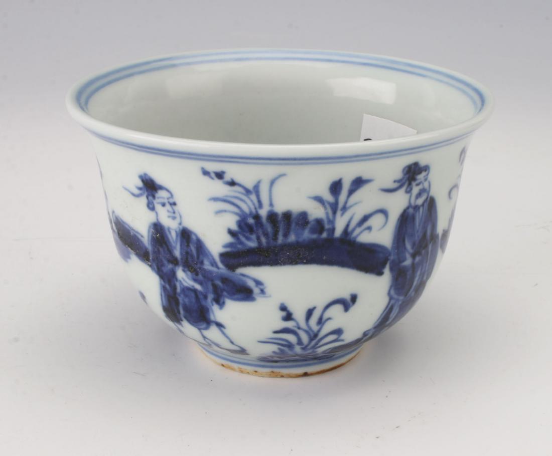 BLUE AND WHITE TEA CUP (1 of 6)