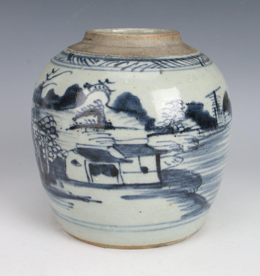 Blue And White Ginger Jar