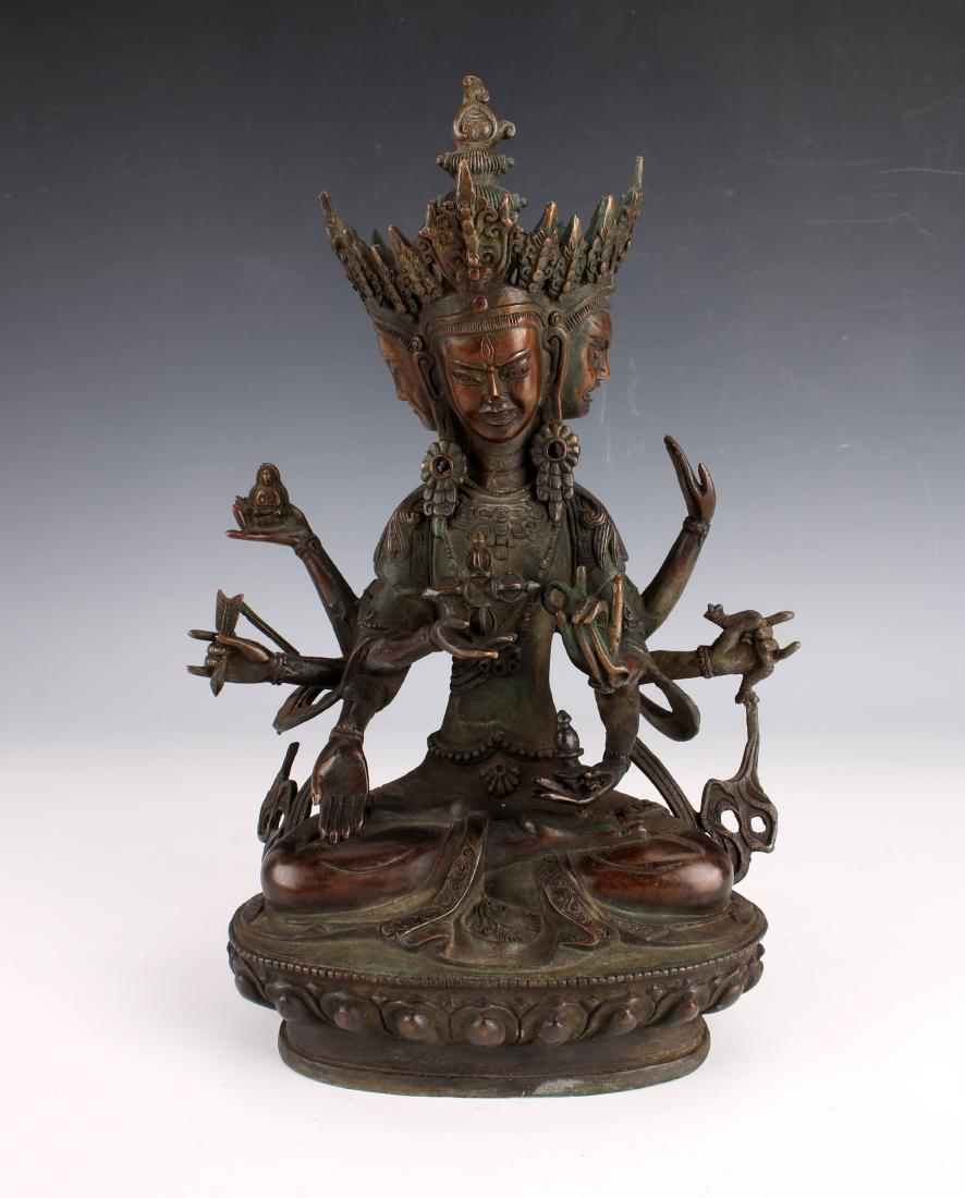 BRONZE USHNISHAVIJAYA STATUE (1 of 6)