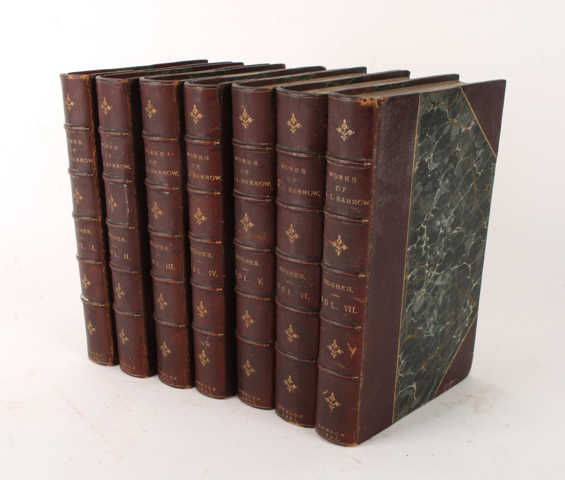 7 VOLUMES WORKS OF DR. ISAAC BARROW BY HUGHES: 7 VOLUMES WORKS OF DR. ISAAC BARROW BY HUGHES: The Works of Dr. Isaac Barrow: With Some Account of His Life, Summary of Each Discourse, Notes, &c. / Complete seven volume set.
