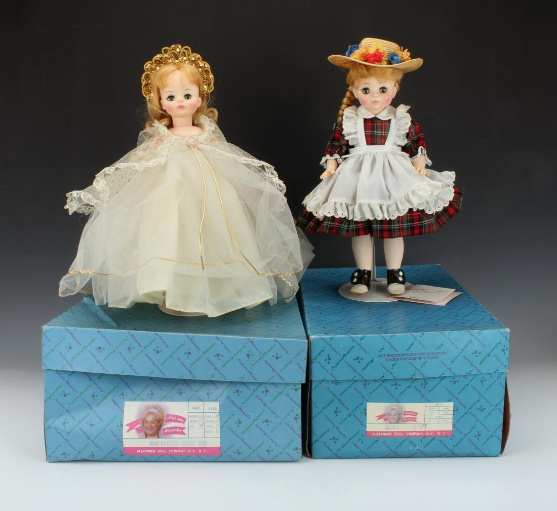 2 MADAME ALEXANDER DOLLS IN ORIGINAL BOXES