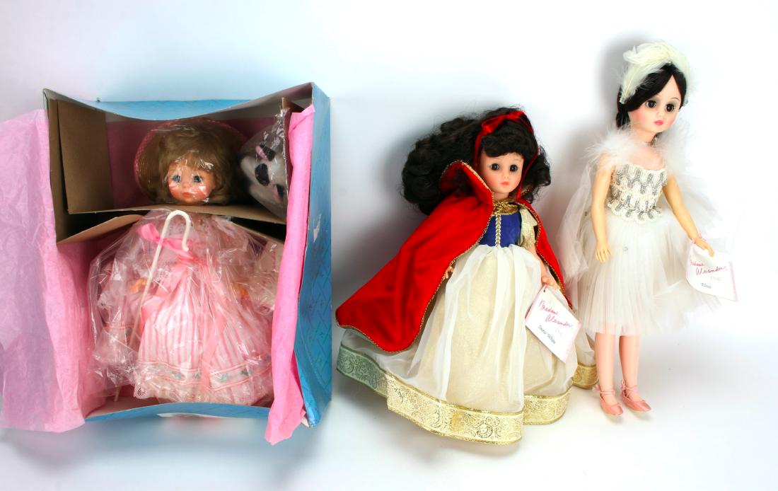 THREE VINTAGE MADAME ALEXANDER DOLLS (1 of 8)