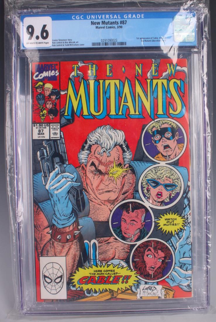 NEW MUTANTS #87 CGC 9.6 FIRST CABLE! (1 of 3)