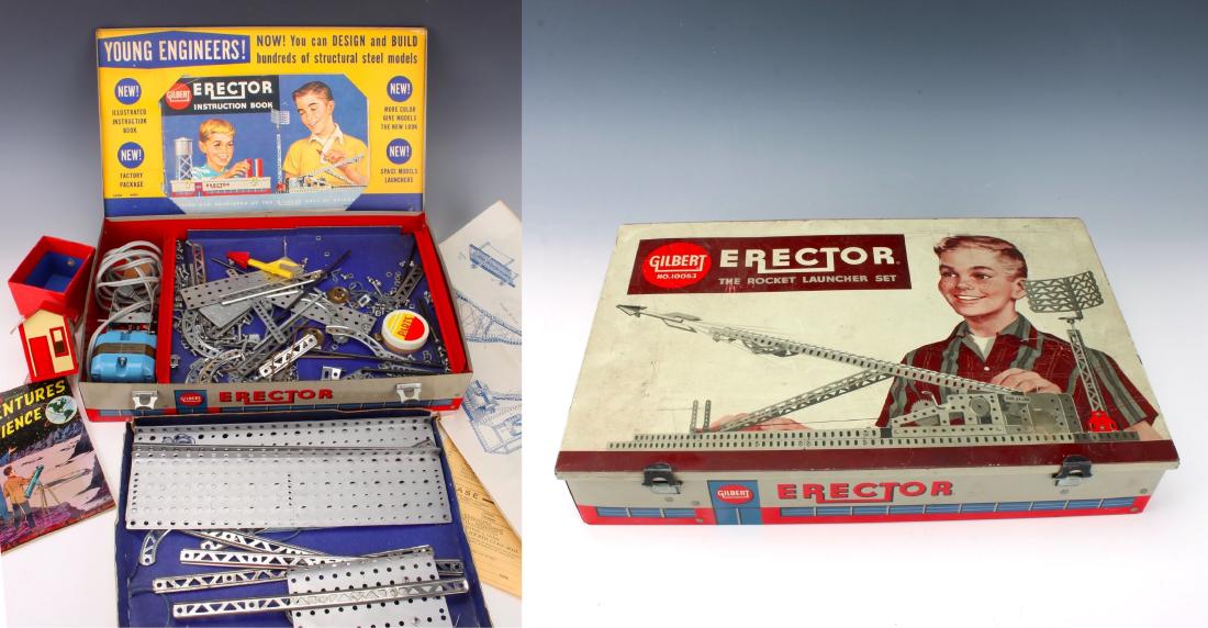 gilbert erector rocket launcher set