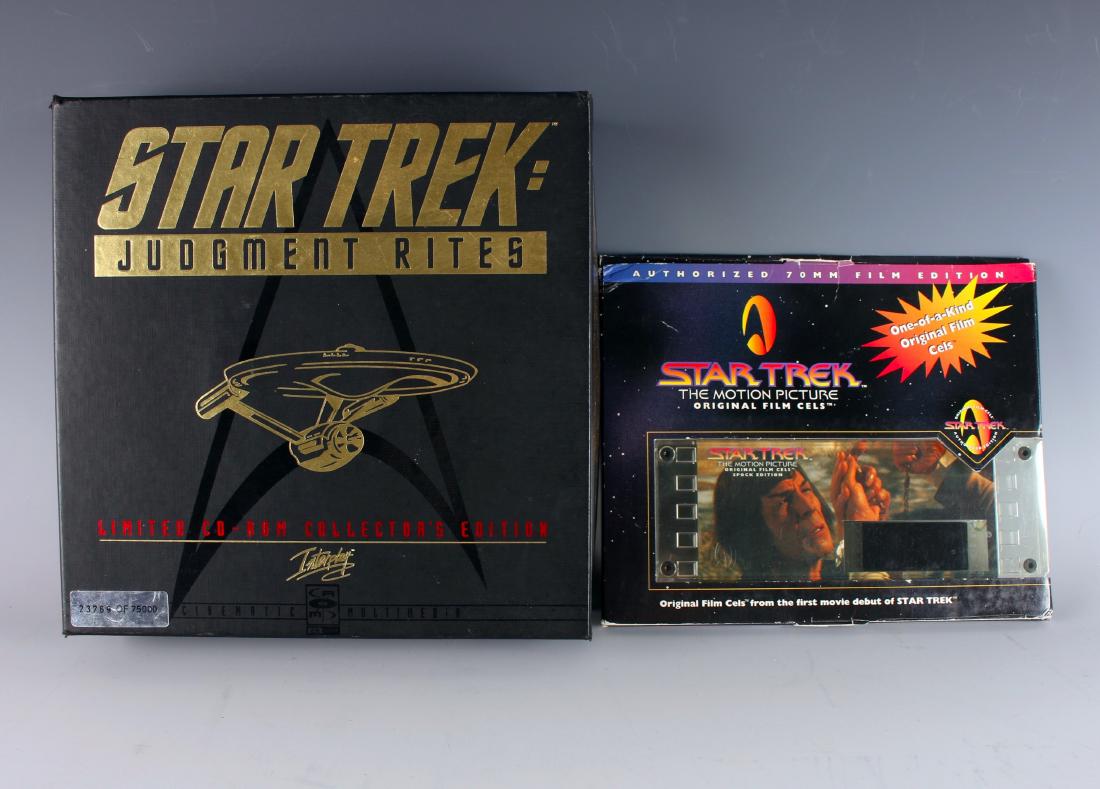STAR TREK MOVIE FILM CELS & LIMITED ED. CD-ROM (1 of 6)