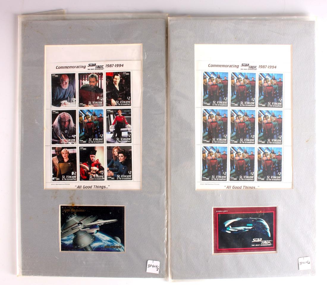 STAR TREK COMMEMORATIVE STAMPS (1 of 4)