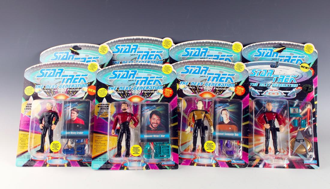 8 STAR TREK NEXT GEN. FINAL FRONTIER FIGURES (1 of 2)