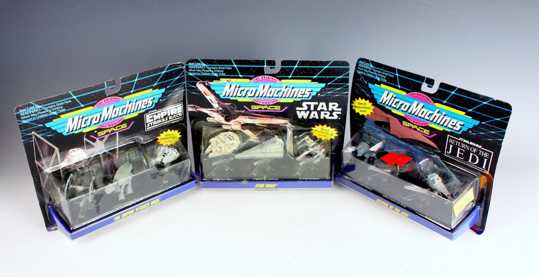 3 STAR WARS MICRO MACHINES TOYS (1 of 4)