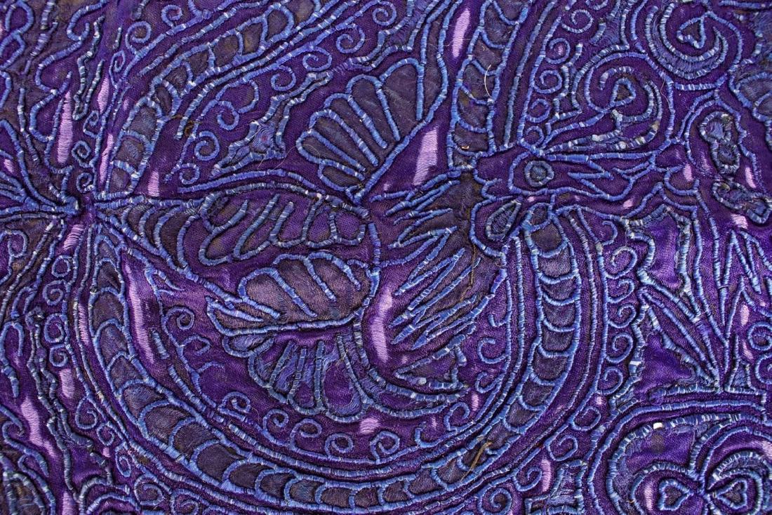 CHINESE INDIGO SILK & FABRIC EMBROIDERY (1 of 5)