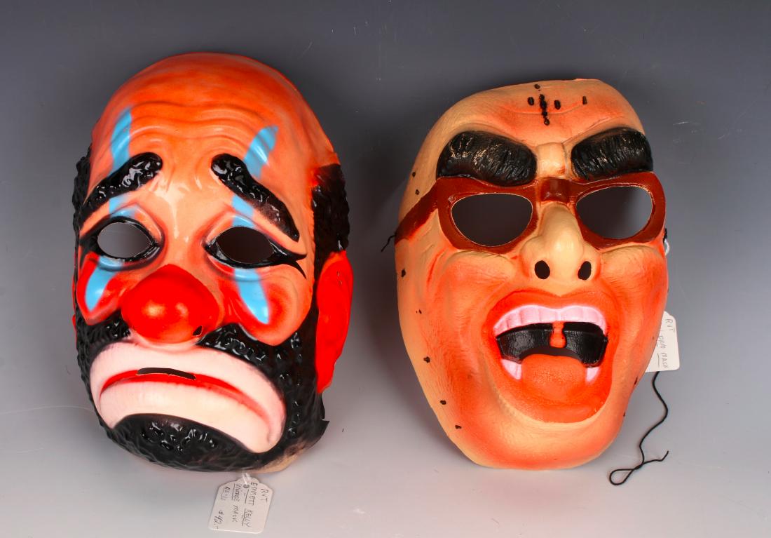 TWO VINTAGE HALLOWEEN MASKS VAN DAM (1 of 3)