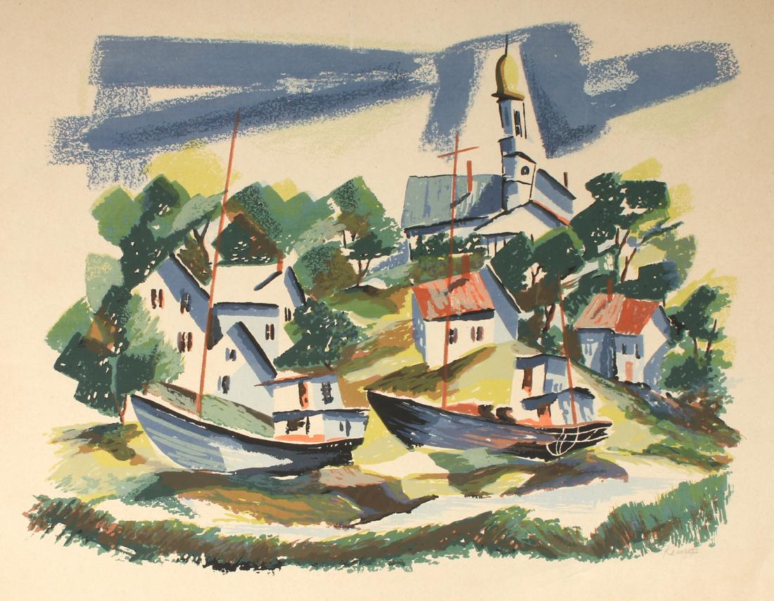 3 MID CENTURY KENROSS SIGNED PRINTS (1 of 10)