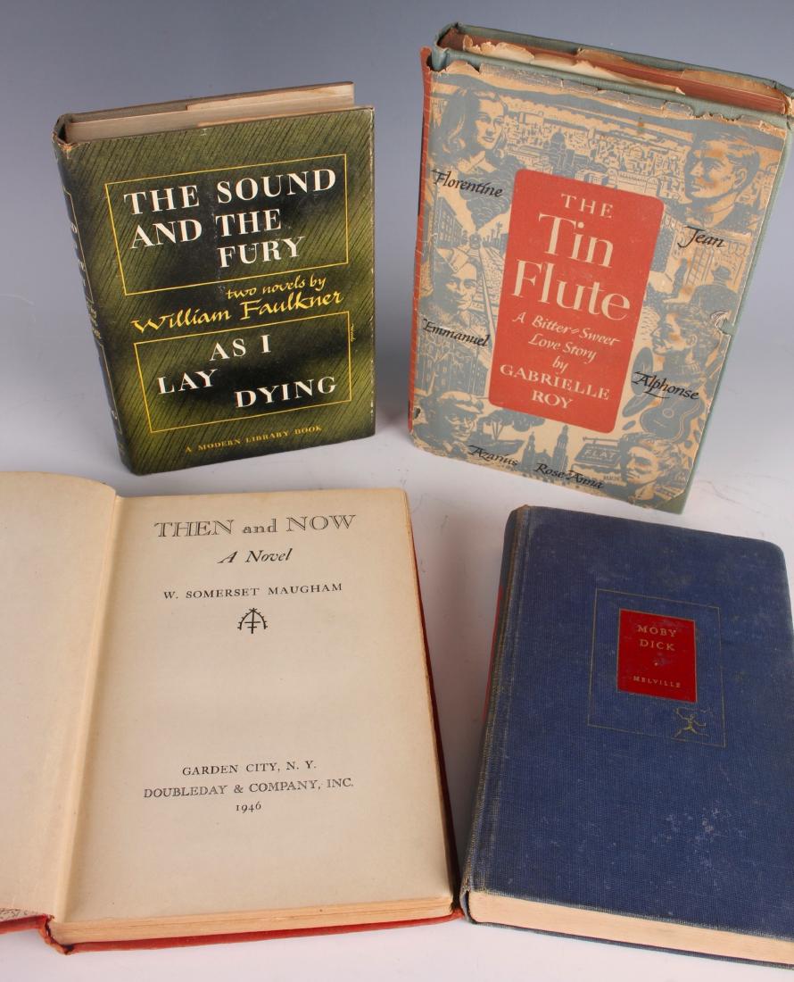 FOUR CLASSIC NOVELS MELVILLE, FAULKNER 1946-1950: FOUR CLASSIC NOVELS MELVILLE, FAULKNER 1946-1950: Moby Dick, Melville 1950 The Modern Library, 1950. Hardc