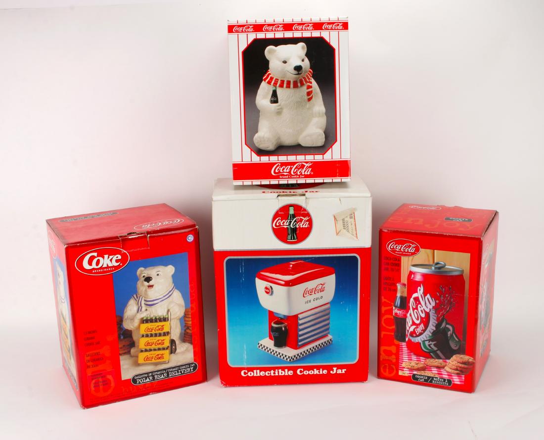 FOUR COCA COLA COOKIE JARS (1 of 3)
