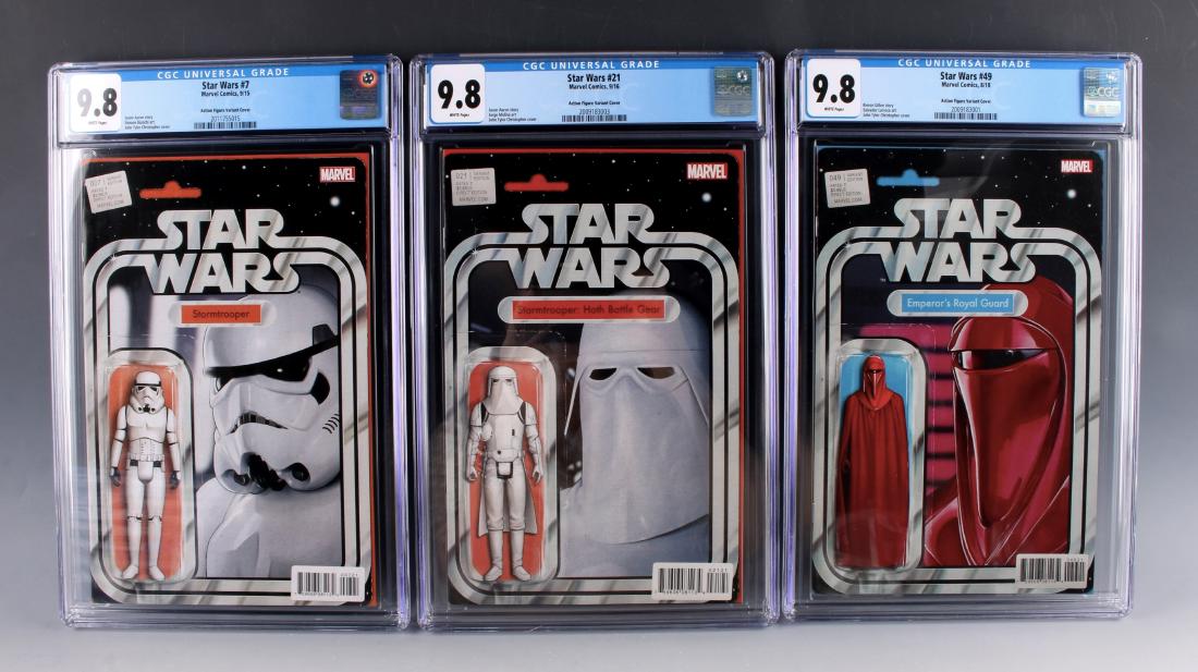 THREE STAR WARS COMICS CGC 9.8 EMPEROR'S MINIONS (1 of 5)