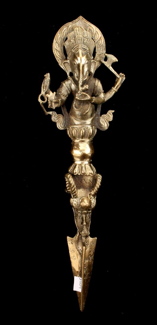 BUDDHIST RITUAL PHURBA DAGGER INSTRUMENT (1 of 6)