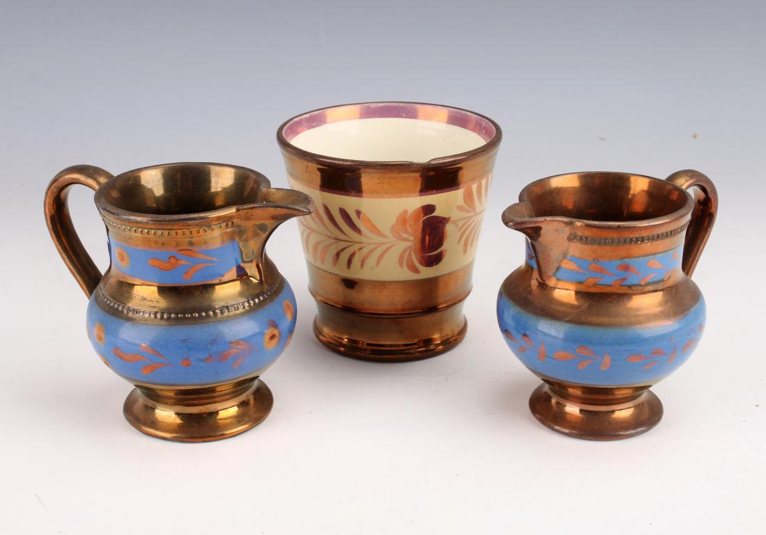 THREE VINTAGE LUSTERWARE ITEMS (1 of 3)