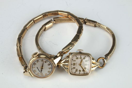 Two Vintage Ladies Watches Elgin And Hamilton Jul 05 2019 Converse Auctions In Pa