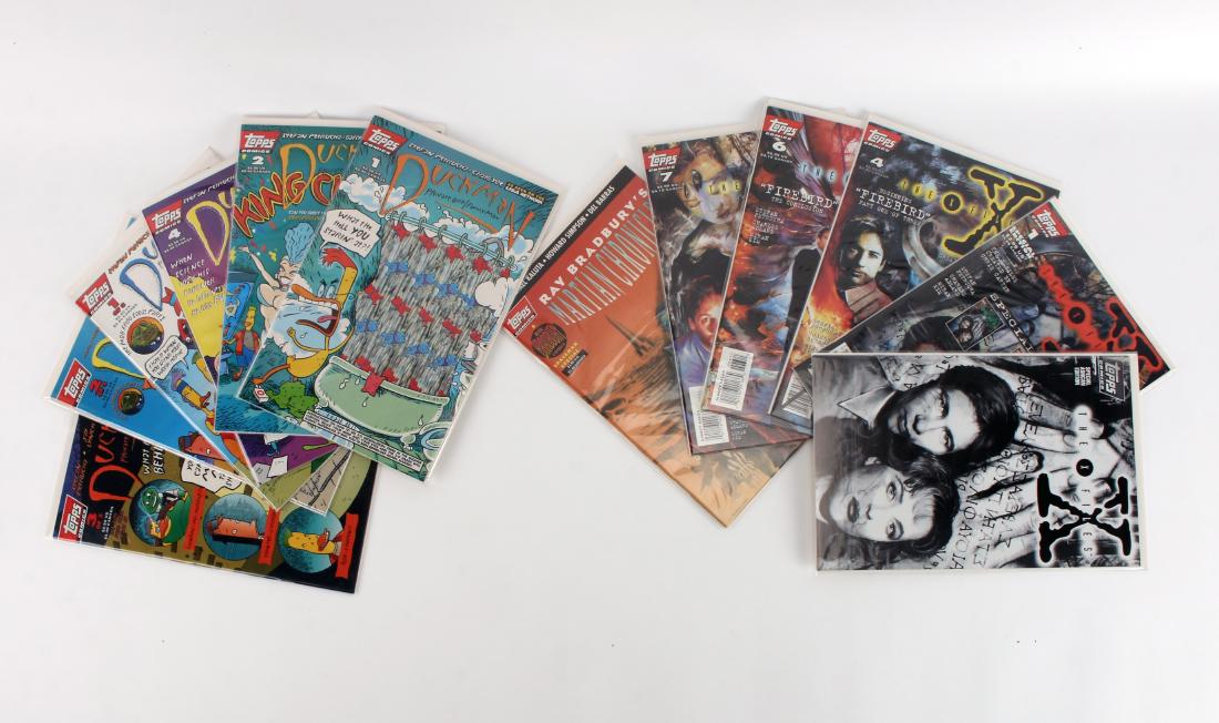 COLLECTION OF X FILES COMICS AND DUCKMAN COMICS (1 of 8)