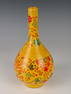 LONG NECK YELLOW BOTTLE VASE