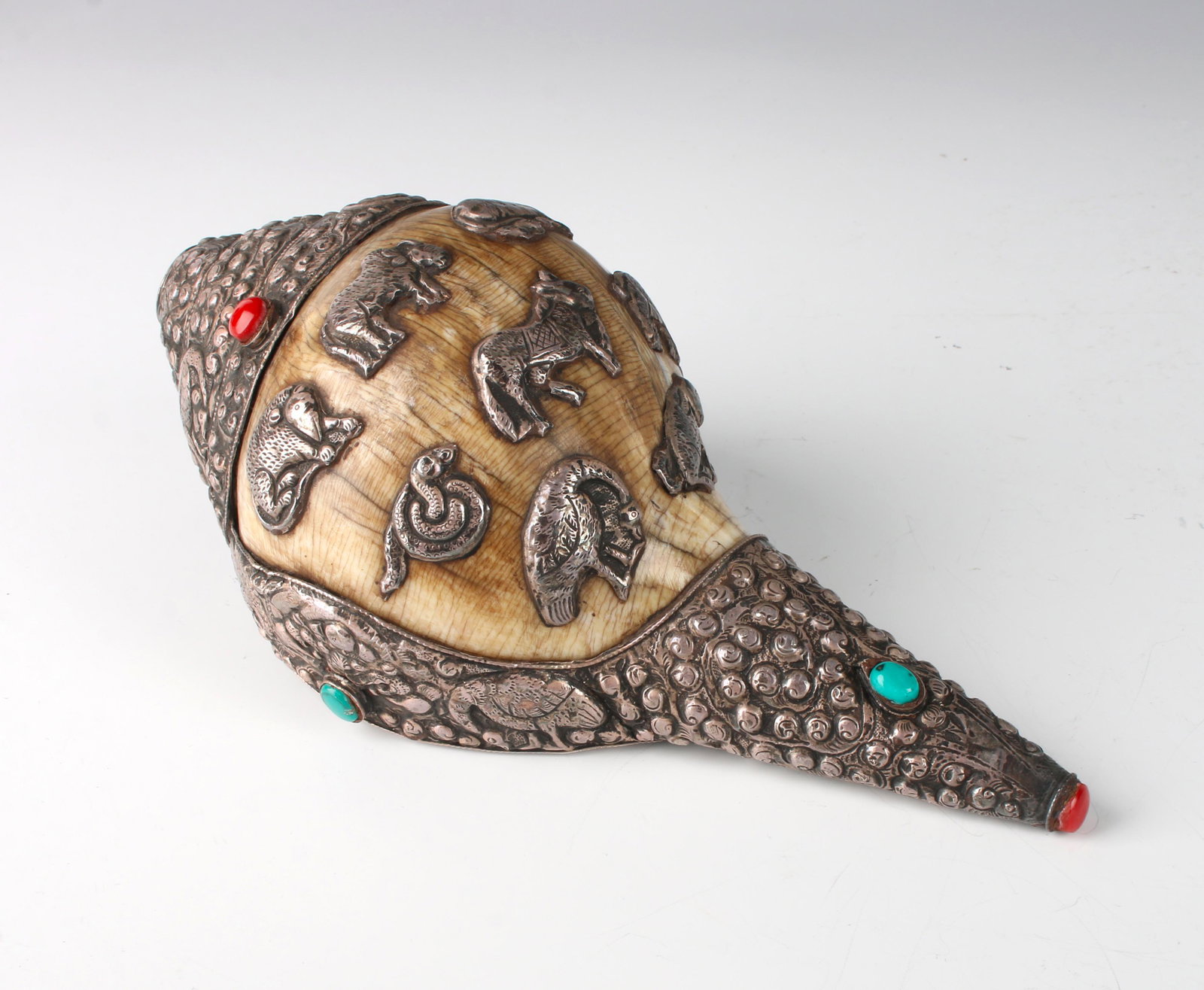 METAL TIBETAN ZODIAC SHELL (1 of 7)