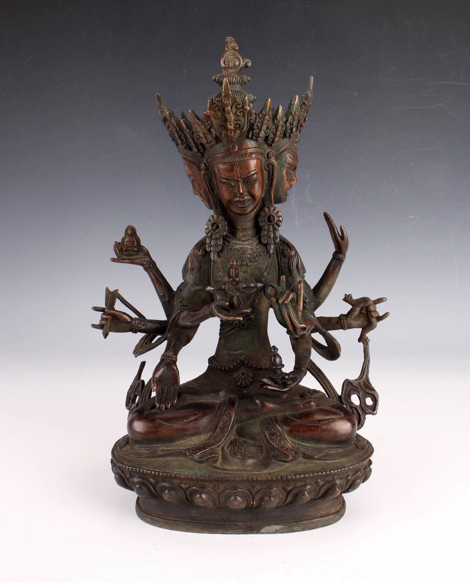 BRONZE USHNISHAVIJAYA STATUE (1 of 6)