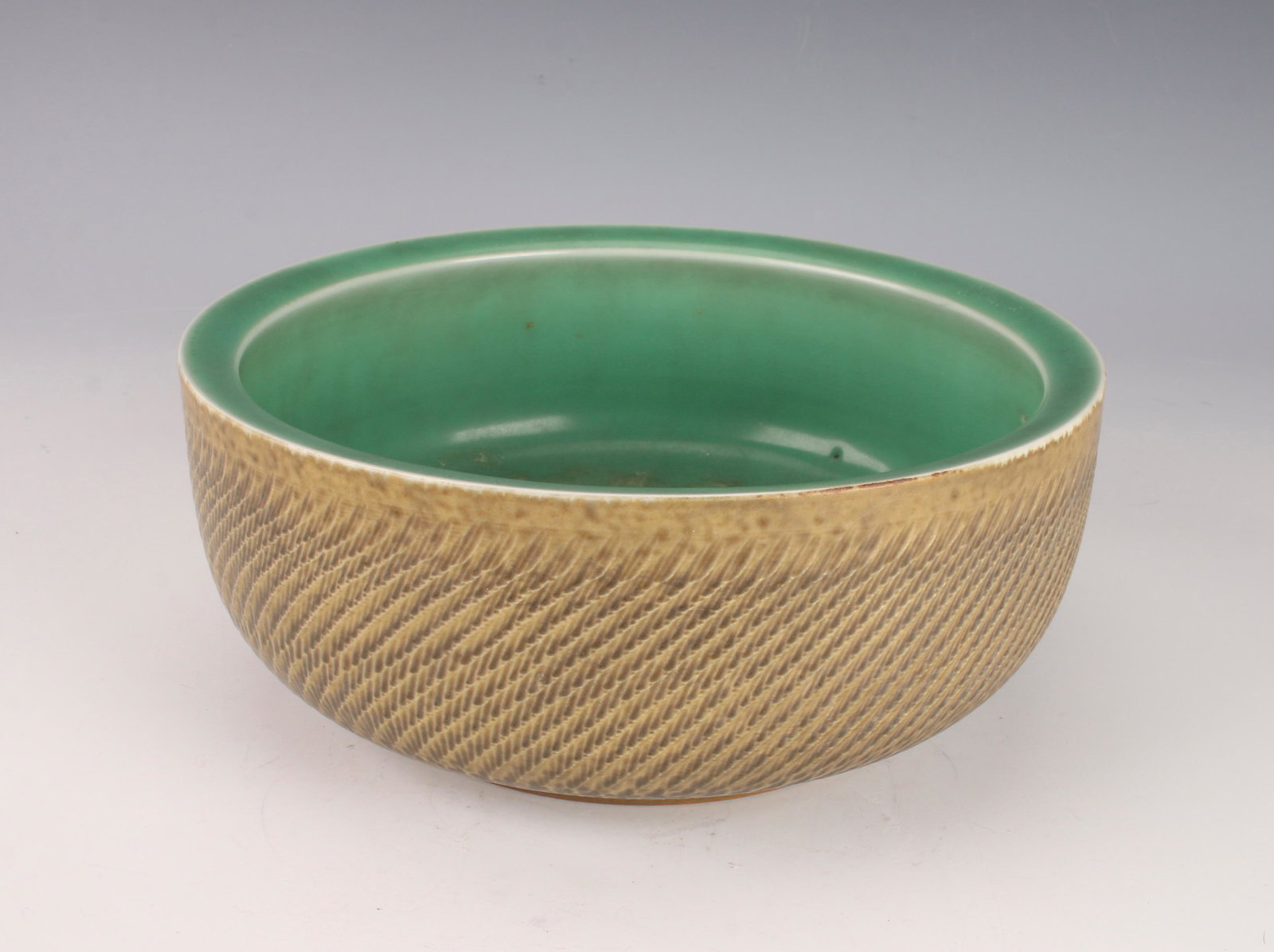JAPANESE BASKET WEAVE DECORATED BOWL (1 of 7)