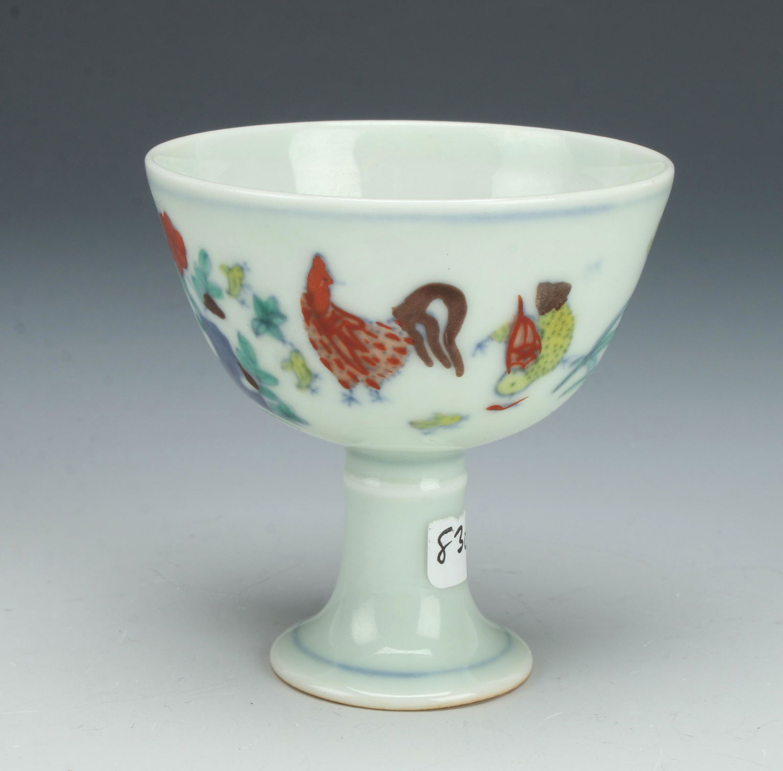 TINY HIGH HEELED ROOSTER CUP (1 of 6)