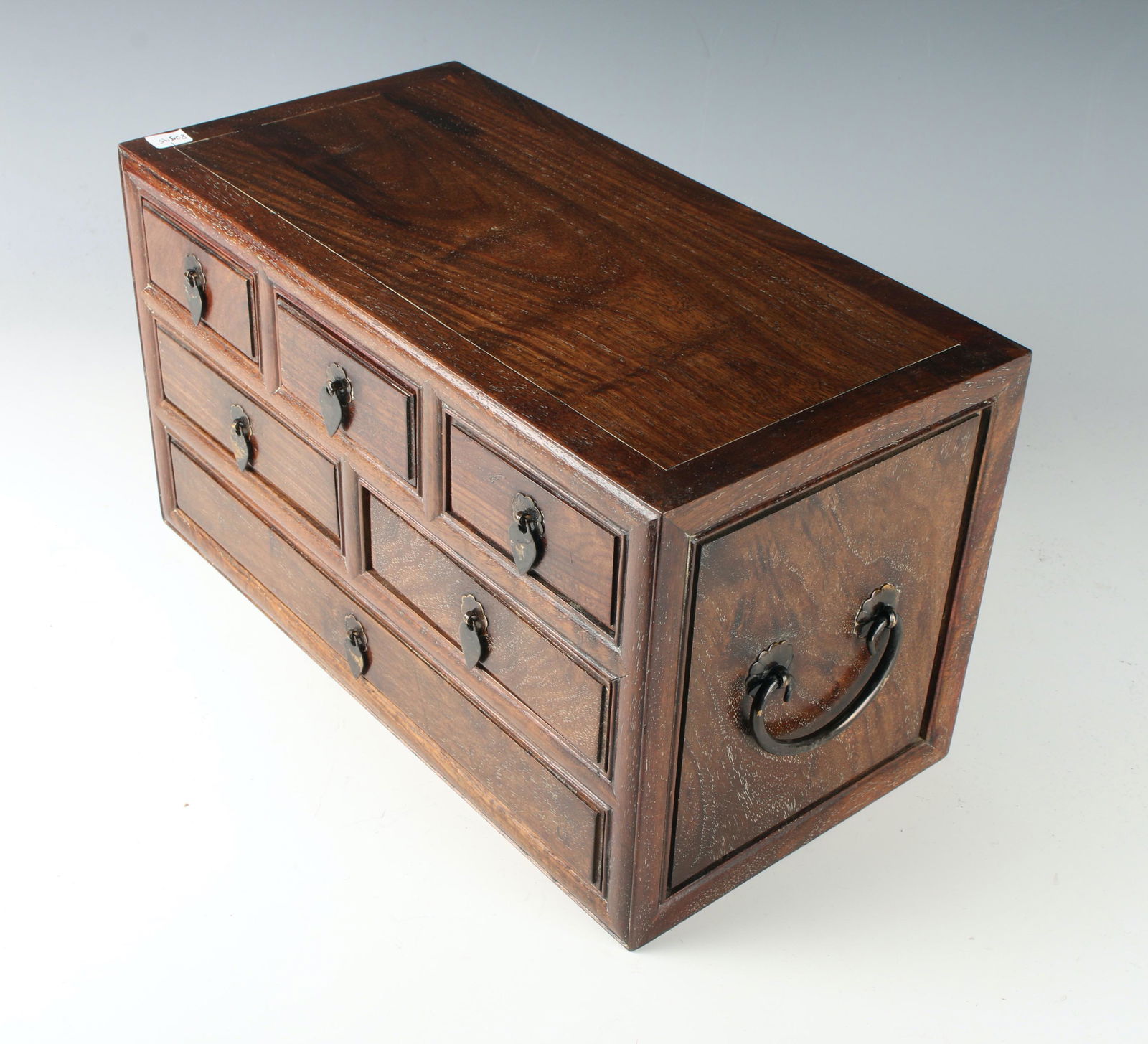 WOODEN SIX DRAWER JEWELRY BOX (1 of 7)