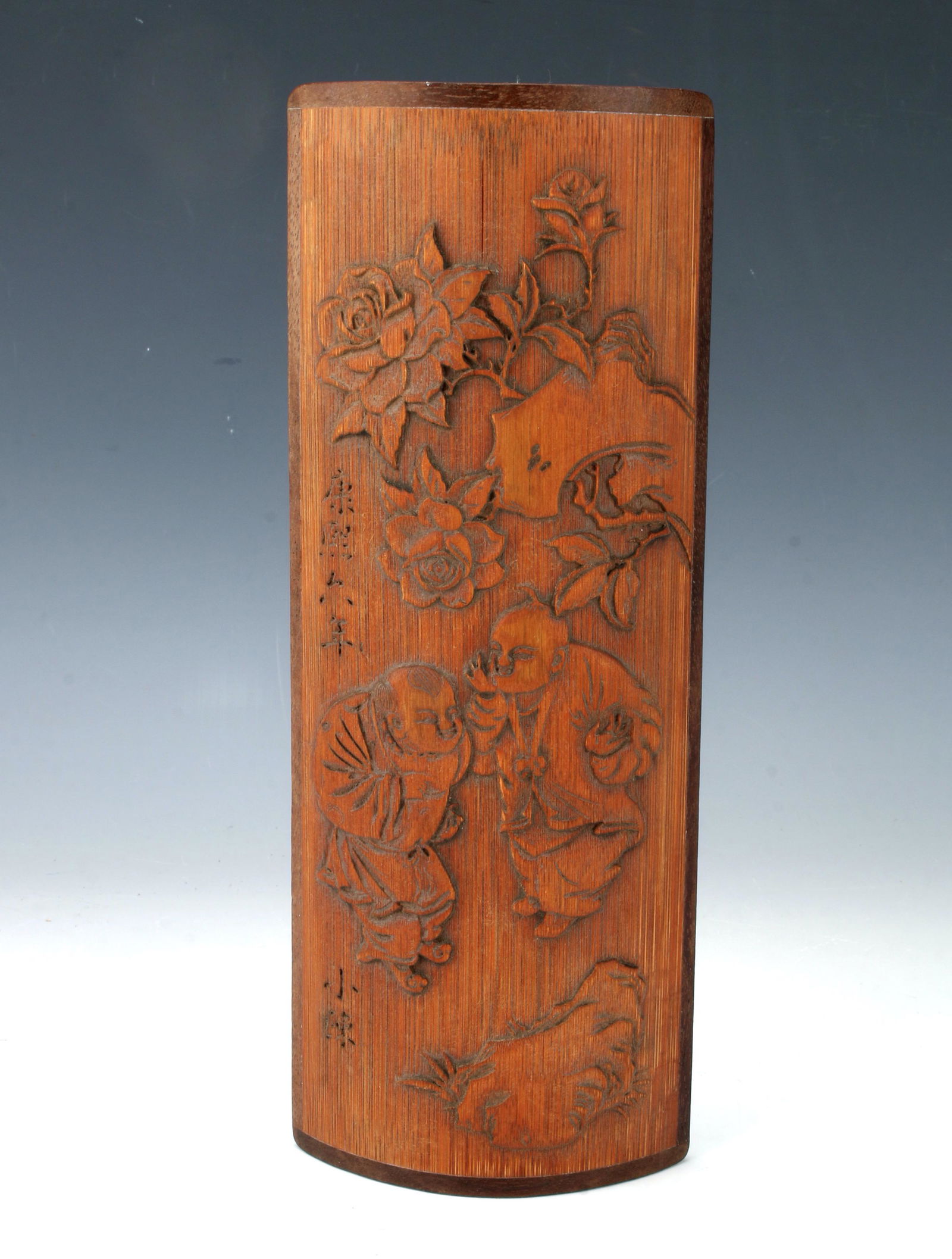 CARVED BAMBOO WRIST REST (1 of 5)