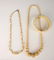 LOT OF BRANCH CORAL, COWRIE SHELL, BONE NECKLACES - 7