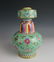 TWO PART GREEN VASE - 3
