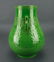 BRIGHT GREEN CARVED ARCHAIC DRAGON VASE - 5