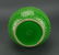 BRIGHT GREEN CARVED ARCHAIC DRAGON VASE - 7