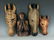 4 AFRICAN WOOD CARVINGS