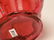 LATE VICTORIAN CRANBERRY GLASS LOBED JAR - 5