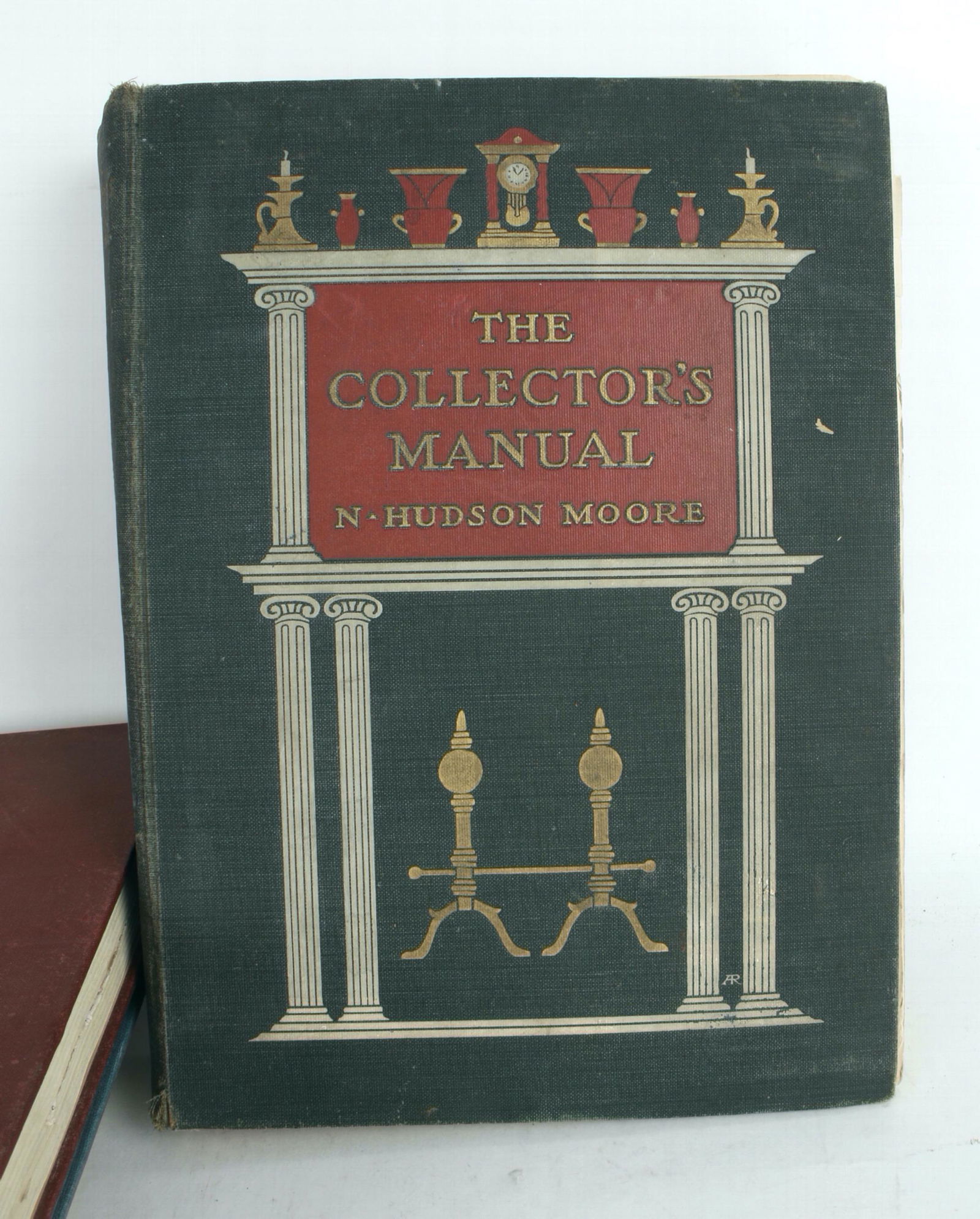 4 VINTAGE FURNITURE AND SILVER COLLECTOR BOOKS: Two books are on furniture, one is on silver. The Collector's Manual with 336 engravings with borders from 1907. A great lot for book designers. 9 1/2" X 12 1/2" $100 - $200 Please co