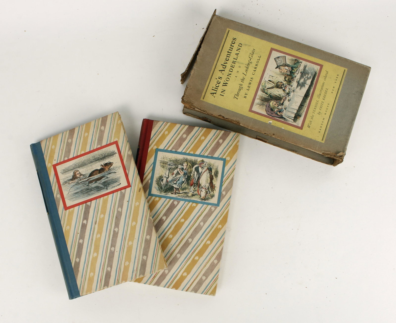ALICE & LOOKING GLASS SET, LEWIS CARROLL: Alice’s Adventures in Wonderland & Through the Looking Glass by Lewis Carroll, Random House, special