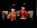 PAIR OF JAPANESE CHILDREN DOLLS