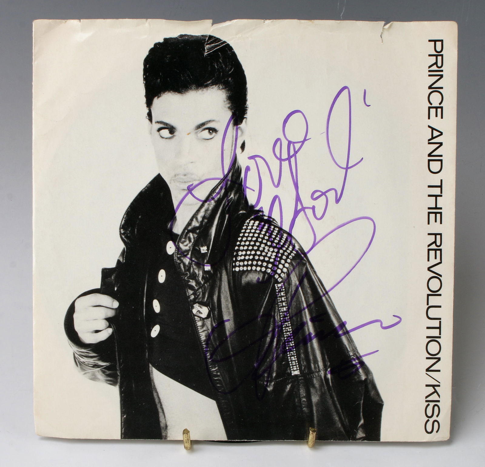 SIGNED PRINCE & THE REVOLUTION KISS SINGLE (1 of 2)