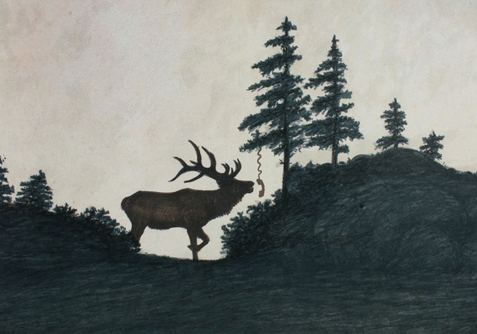 SIGNED NUMBERED LITHOGRAPH BY PARKS REECE (1 of 5)