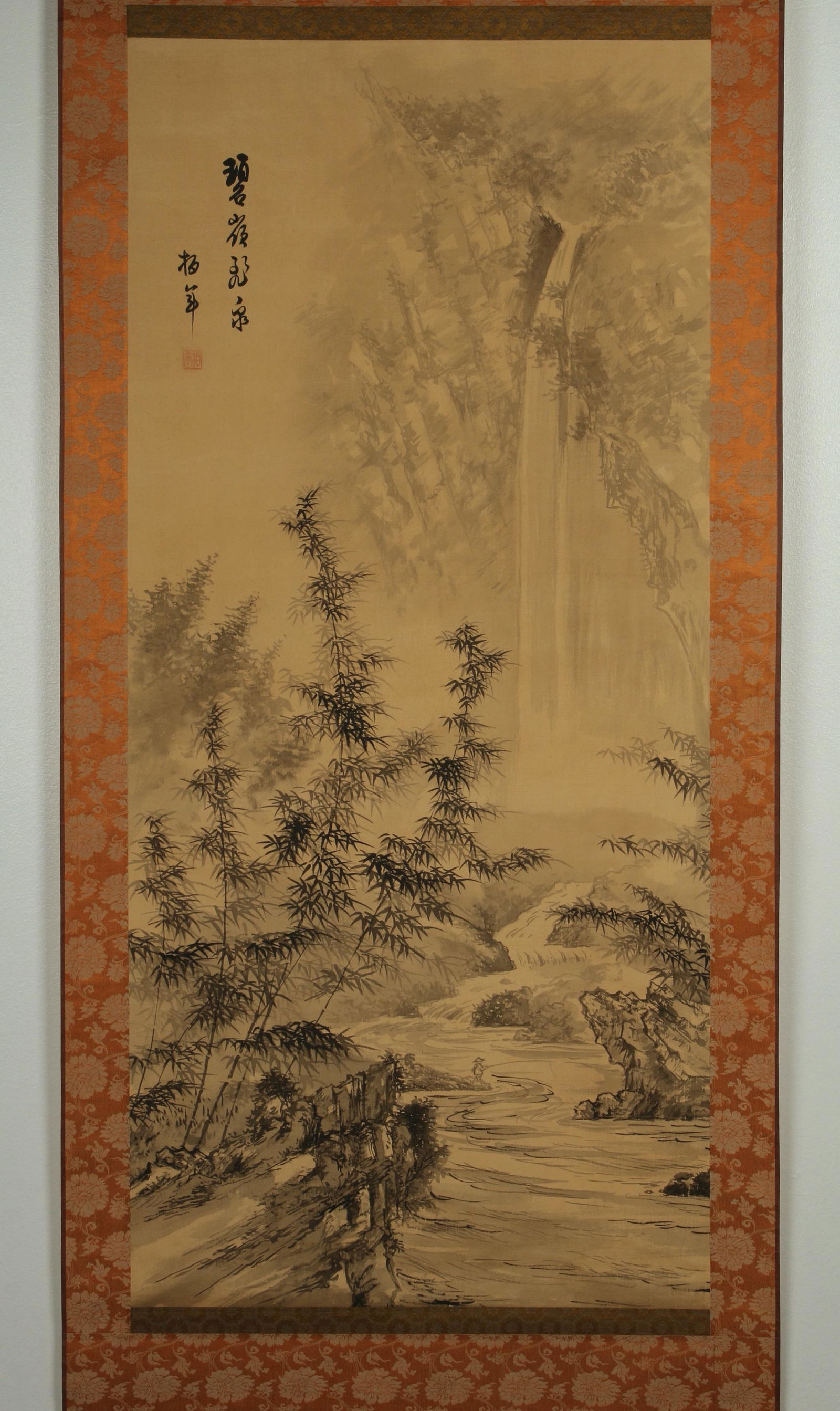 SCROLL OF GRISAILLE LANDSCAPE (1 of 6)