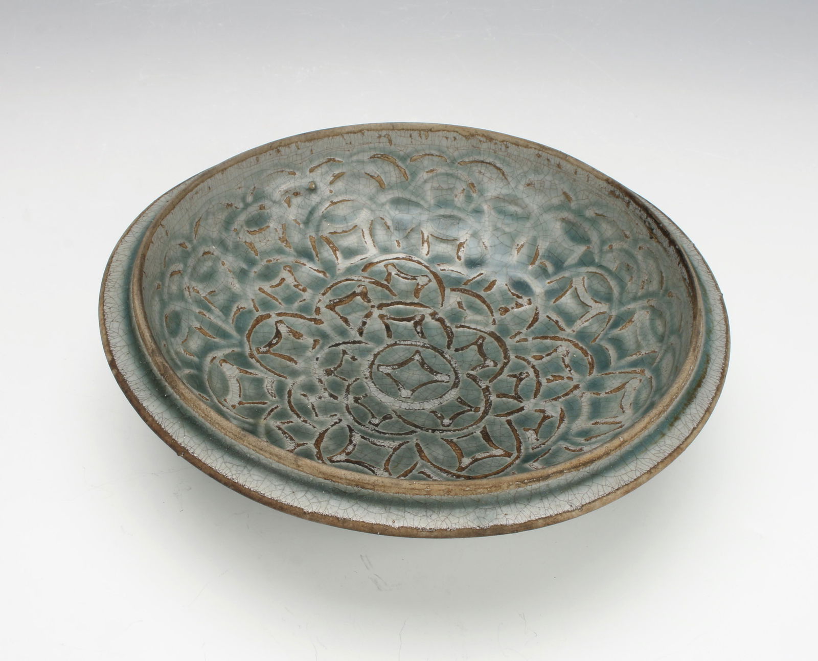 CELADON CRACKLE BOWL (1 of 6)