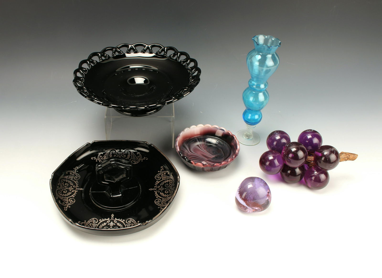 BLACK DEPRESSION GLASS Feb 27, 2021 Converse Auctions in PA