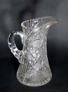 023: Cut glass pitcher