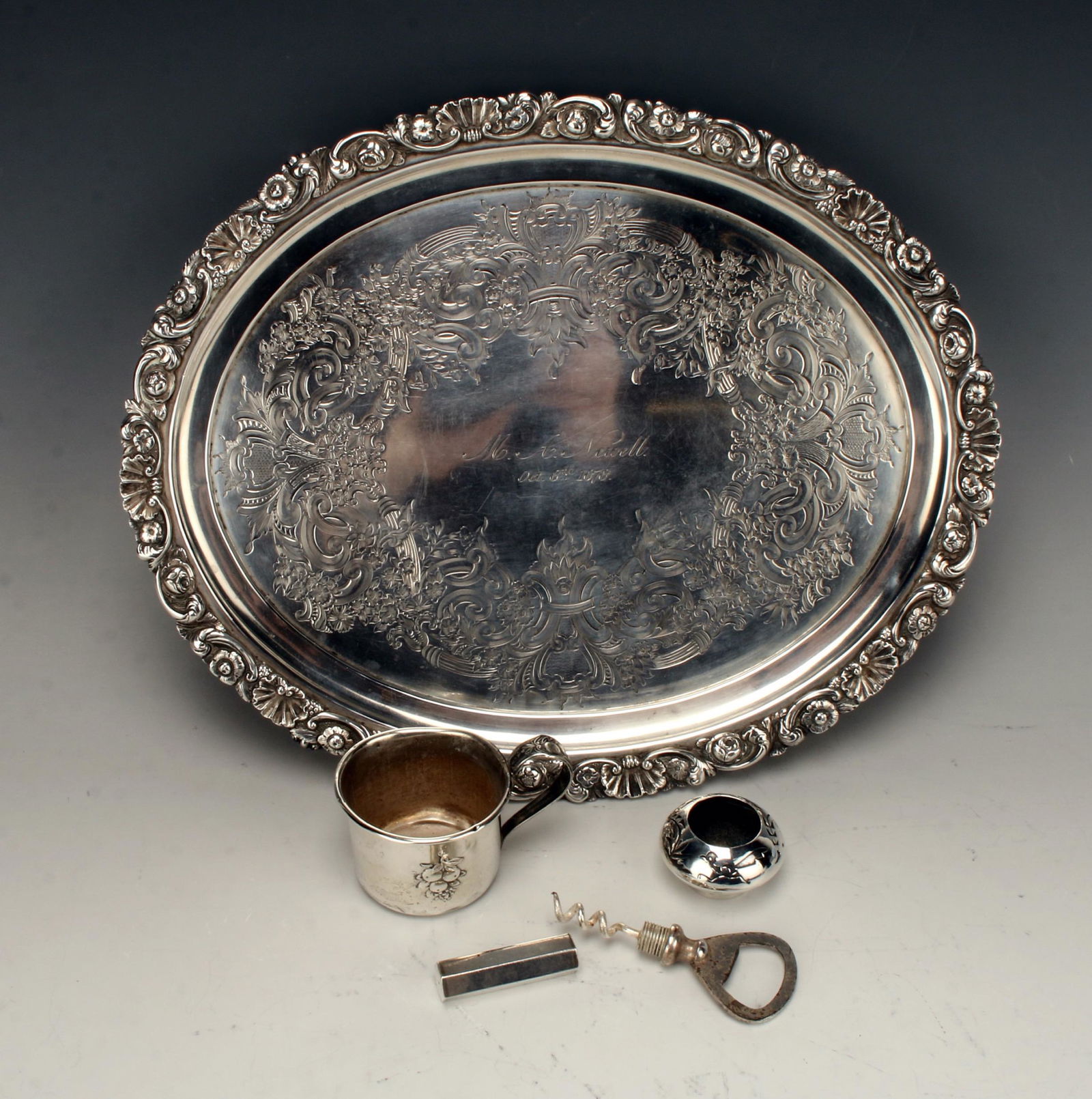 COIN SILVER 1878 STERLING LOT (1 of 8)