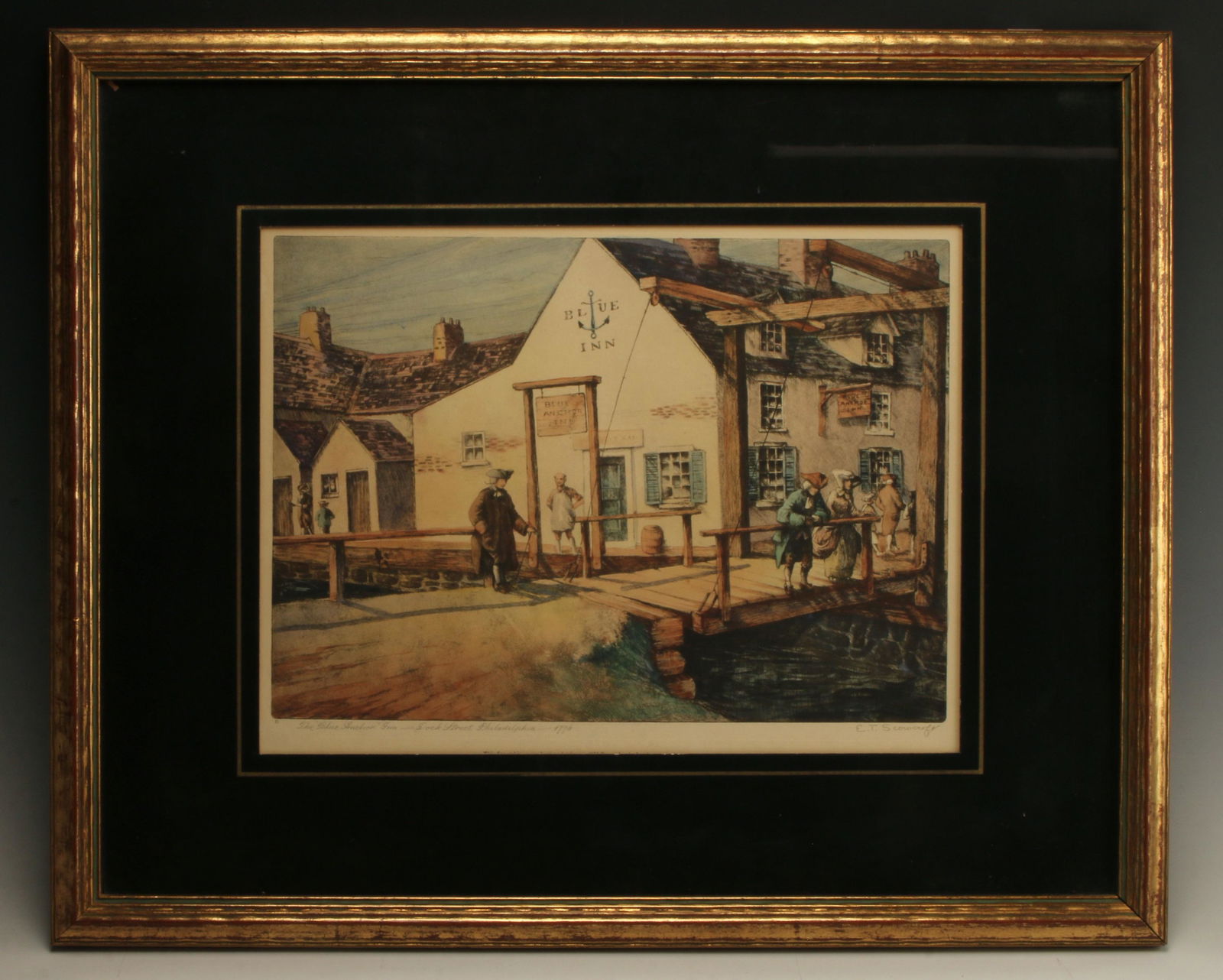 BLUE ANCHOR INN PHILADELPHIA PRINT (1 of 5)