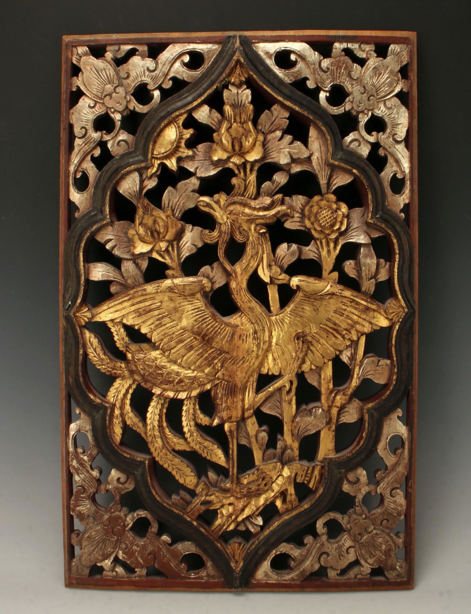 CARVED & PIERCED PHOENIX PANEL (1 of 4)
