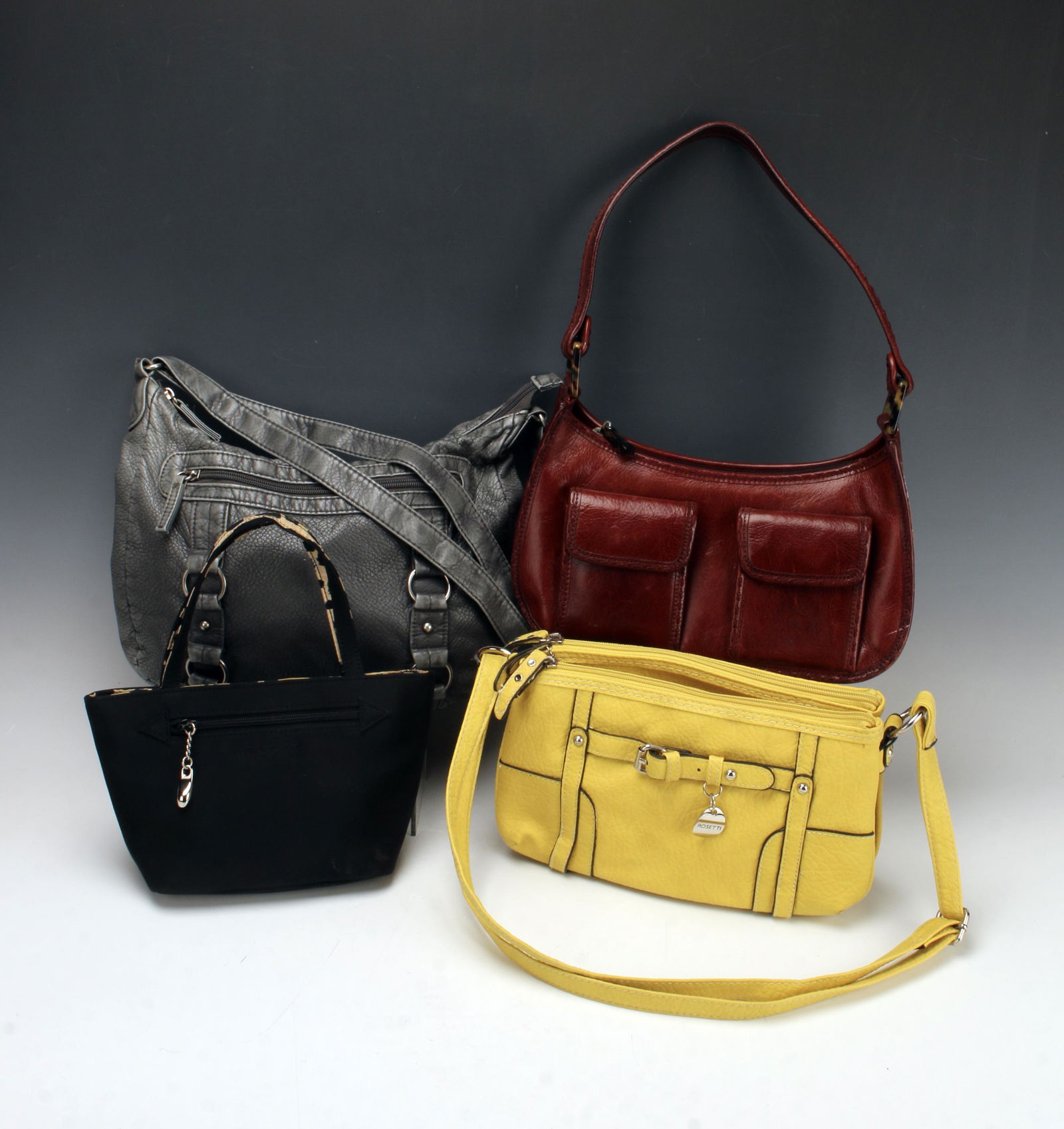 LOT OF 4 HANDBAGS COLE HAAN LIZ CLAIBORNE (1 of 5)