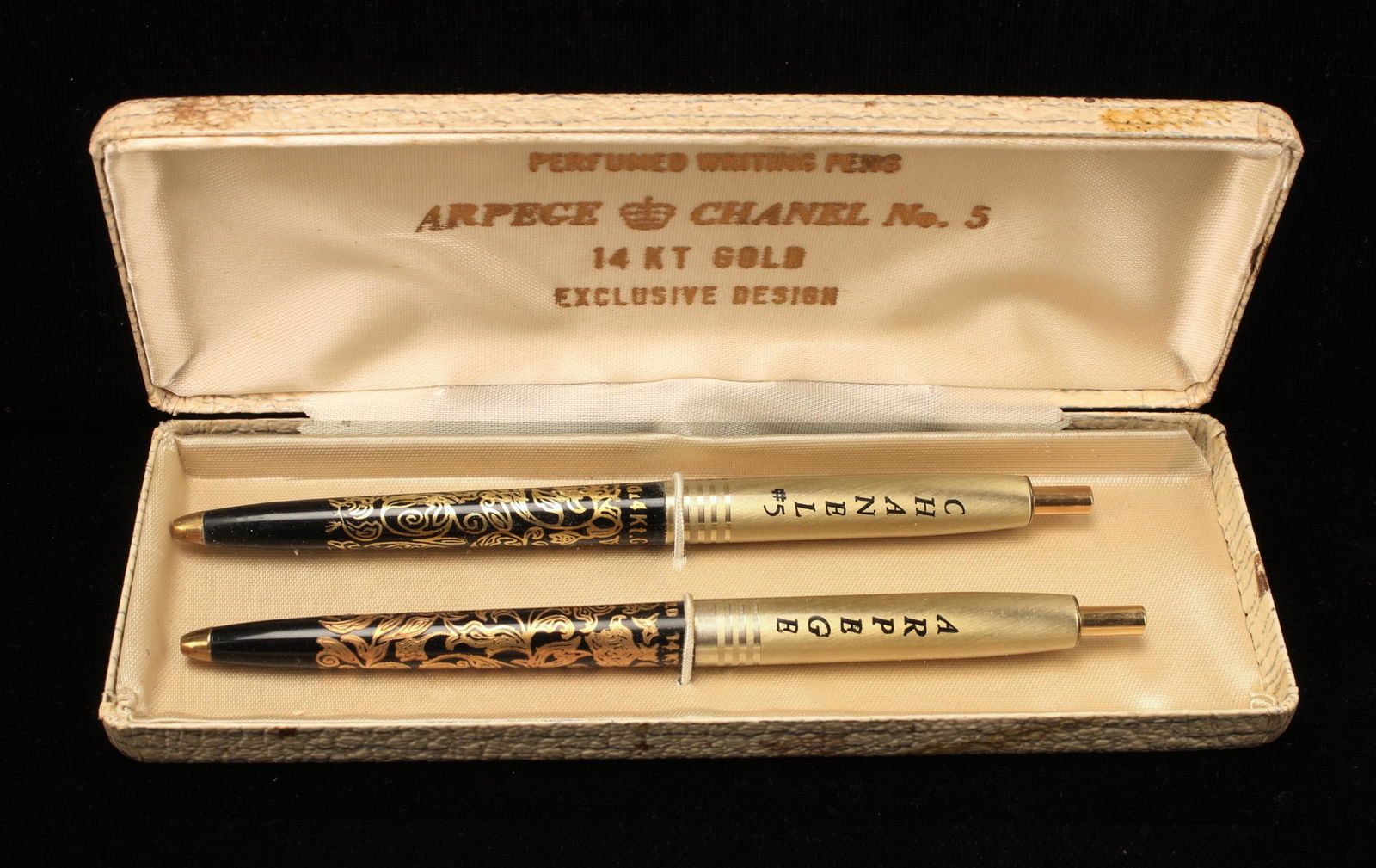 VINTAGE PERFUME PENS SET CHANEL NO 5 & ARPEGE (1 of 4)